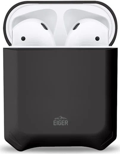 Eiger North Apple AirPods Hoesje Schokbestendig Zwart afbeelding 2