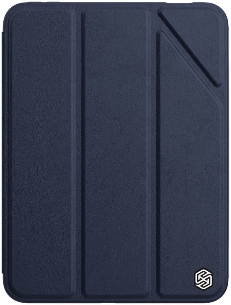 Nillkin Bevel Apple iPad Mini 7/6 Hoes Tri-Fold Book Case Blauw afbeelding 1