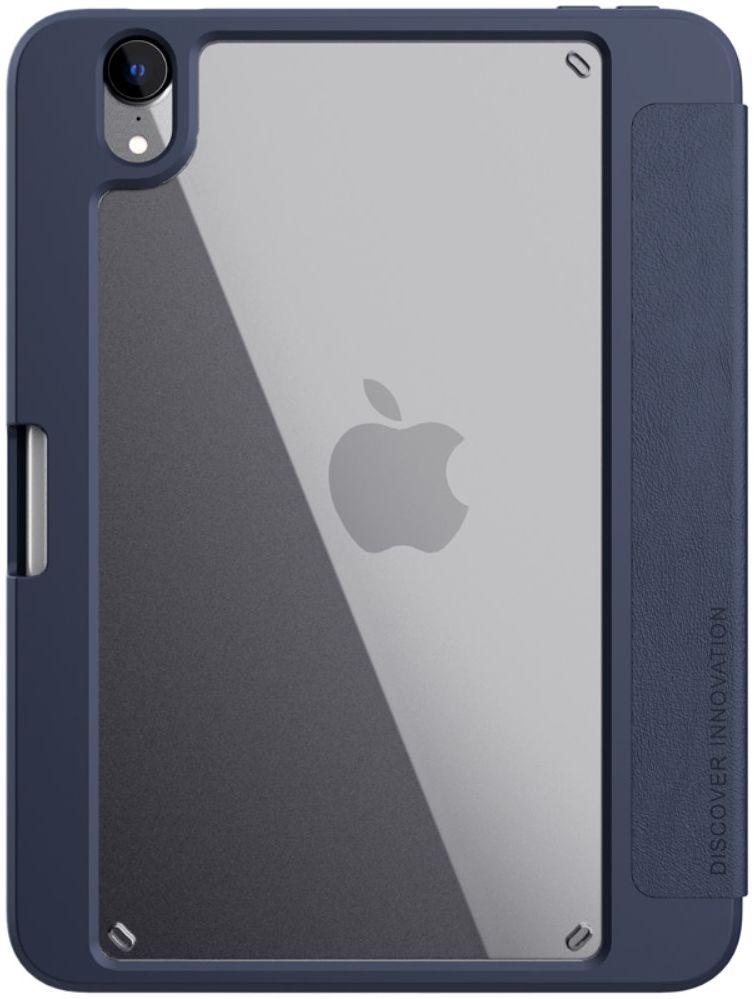 Nillkin Bevel Apple iPad Mini 7/6 Hoes Tri-Fold Book Case Blauw afbeelding 2