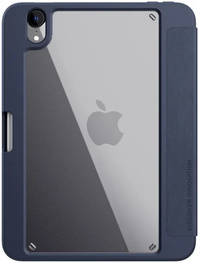 Nillkin Bevel Apple iPad Mini 7/6 Hoes Tri-Fold Book Case Blauw afbeelding 2