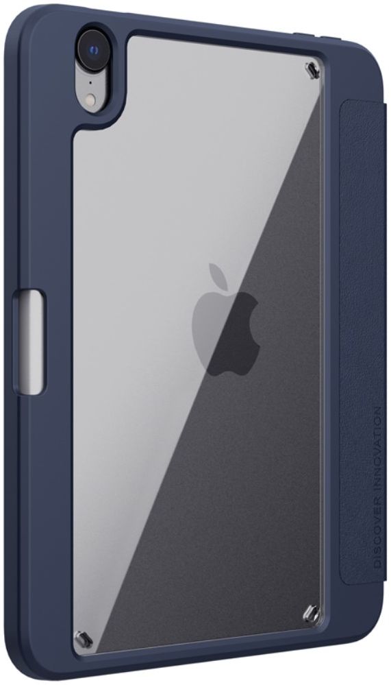 Nillkin Bevel Apple iPad Mini 7/6 Hoes Tri-Fold Book Case Blauw afbeelding 3