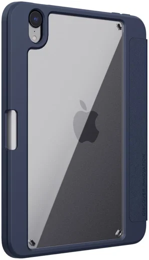 Nillkin Bevel Apple iPad Mini 7/6 Hoes Tri-Fold Book Case Blauw afbeelding 3
