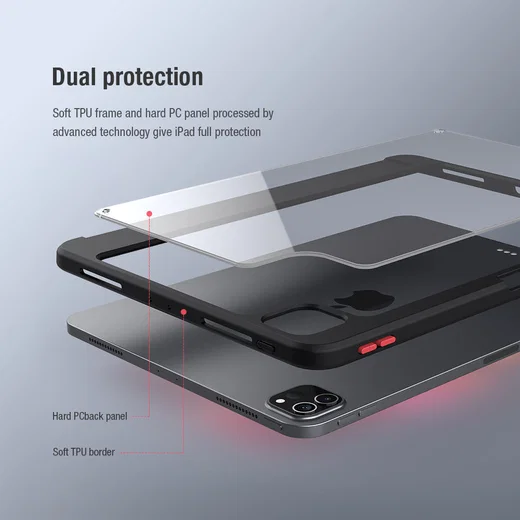Nillkin Apple iPad Pro 11 (2020/2021) Hoes Tri-Fold Book Case Groen afbeelding 5