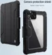 Nillkin Apple iPad Mini 6 Hoes Tri-Fold Book Case Camera Slider Blauw afbeelding 7