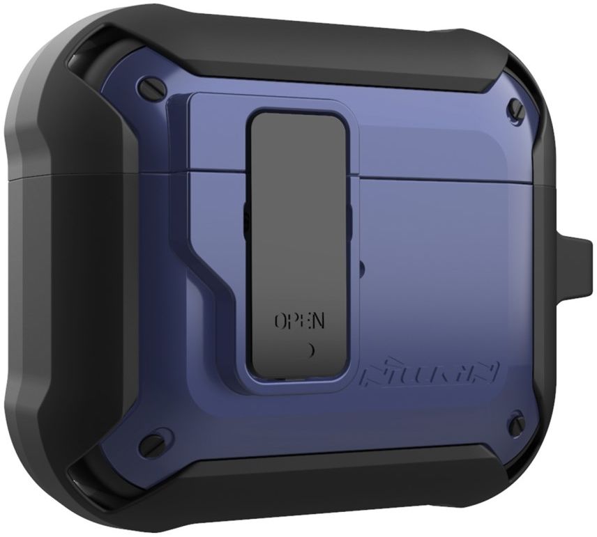 Nillkin Bounce Case Apple AirPods 3 Hoesje Schokbestendig Blauw afbeelding 2