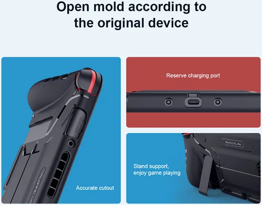 Nillkin Battler Case Nintendo Switch Hoesje Dun en Flexibel TPU Zwart afbeelding 10