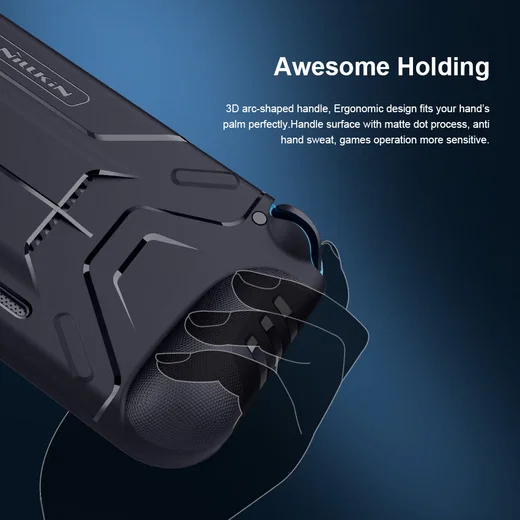 Nillkin Battler Case Nintendo Switch Hoesje Dun en Flexibel TPU Zwart afbeelding 6
