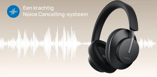 Huawei FreeBuds Studio Draadloze Bluetooth Over-Ear Koptelefoon Zwart afbeelding 9