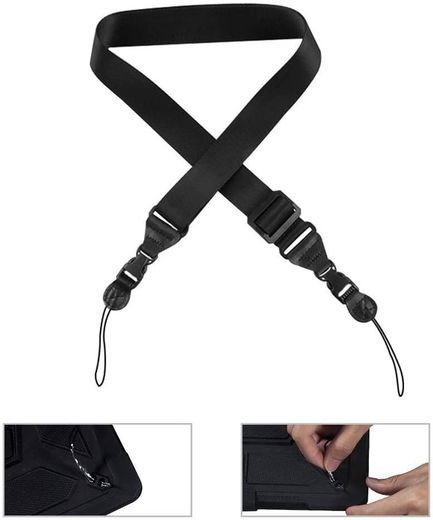 Universele Schouderband voor Telefoons en Tablets Zwart afbeelding 5