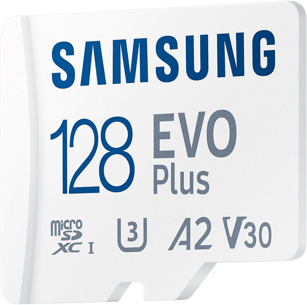 Samsung EVO Plus MicroSDXC Geheugenkaart 130MB/s met Adapter 128GB Wit afbeelding 2