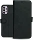Rosso Deluxe Samsung Galaxy A33 Hoesje Echt Leer Book Case Zwart afbeelding 8