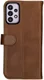 Rosso Deluxe Samsung Galaxy A33 Hoesje Echt Leer Book Case Bruin afbeelding 8