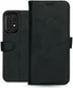 Rosso Deluxe Samsung Galaxy A53 Hoesje Echt Leer Book Case Zwart afbeelding 8