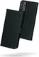 Rosso Deluxe Samsung Galaxy A73 Hoesje Echt Leer Book Case Zwart afbeelding 2