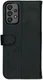 Rosso Deluxe Samsung Galaxy A73 Hoesje Echt Leer Book Case Zwart afbeelding 8