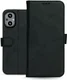 Rosso Deluxe Oppo Reno 8 Lite Hoesje Echt Leer Book Case Zwart afbeelding 8