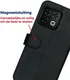 Rosso Deluxe OnePlus 10 Pro Hoesje Echt Leer Book Case Zwart afbeelding 6