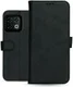 Rosso Deluxe OnePlus 10 Pro Hoesje Echt Leer Book Case Zwart afbeelding 9