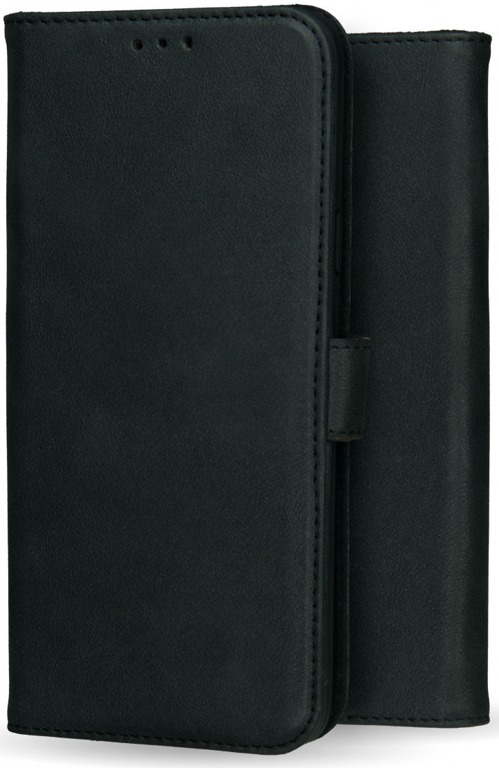 Rosso Deluxe OnePlus 10 Pro Hoesje Echt Leer Book Case Zwart afbeelding 10