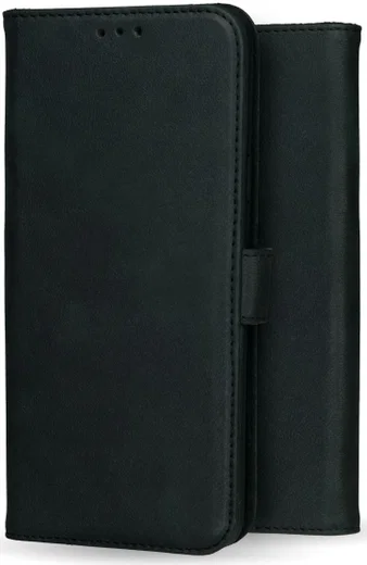 Rosso Deluxe OnePlus 10 Pro Hoesje Echt Leer Book Case Zwart afbeelding 10