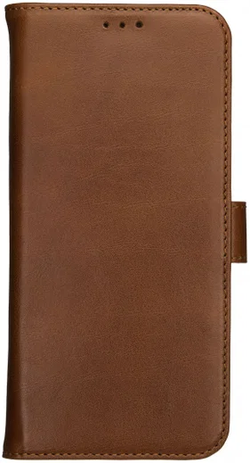 Rosso Deluxe OnePlus 10 Pro Hoesje Echt Leer Book Case Bruin afbeelding 11