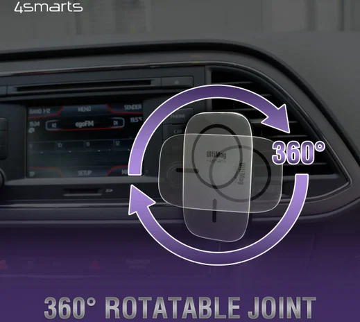4smarts UltiMag Autohouder voor Raam/Dashboard of Luchtrooster Zwart afbeelding 8