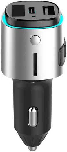 4smarts Bluetooth FM Muziek Transmitter USB/USB-C Auto Snellader Zwart afbeelding 8