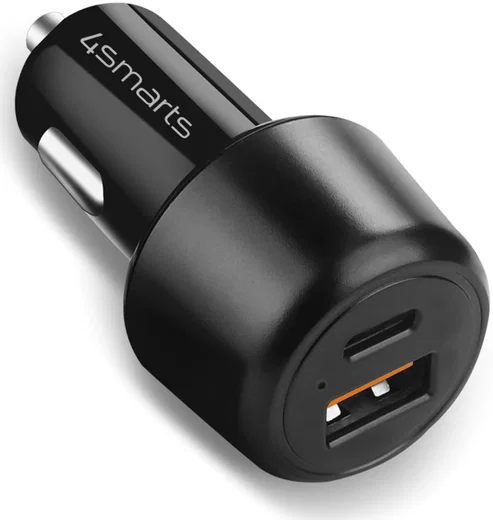 4smarts Fast Charge Auto Snellader 83W met PD en Quick Charge Zwart afbeelding 1
