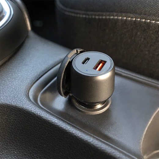 4smarts Fast Charge Auto Snellader 83W met PD en Quick Charge Zwart afbeelding 2
