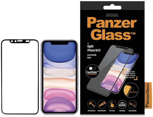 PanzerGlass CamSlider iPhone 11 / XR Screen Protector Case Friendly afbeelding 4