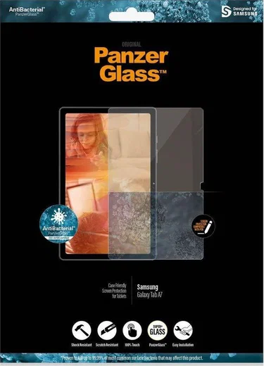 PanzerGlass Samsung Galaxy Tab A7 Screen Protector Antibacterieel afbeelding 1