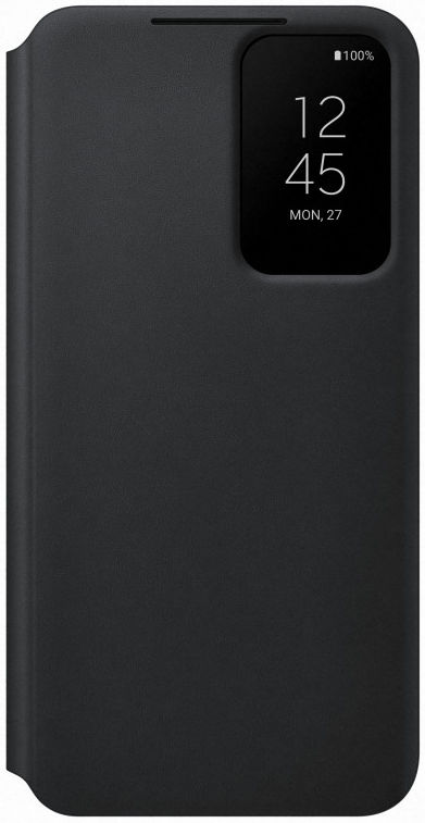 Origineel Samsung Galaxy S22 Hoesje Smart Clear View Cover Zwart afbeelding 1