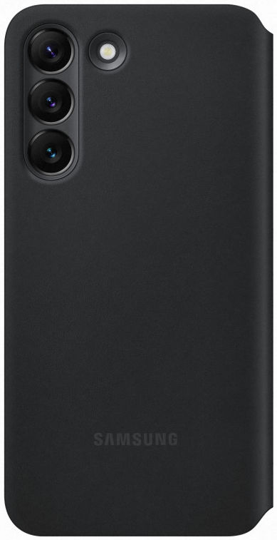 Origineel Samsung Galaxy S22 Hoesje Smart Clear View Cover Zwart afbeelding 6