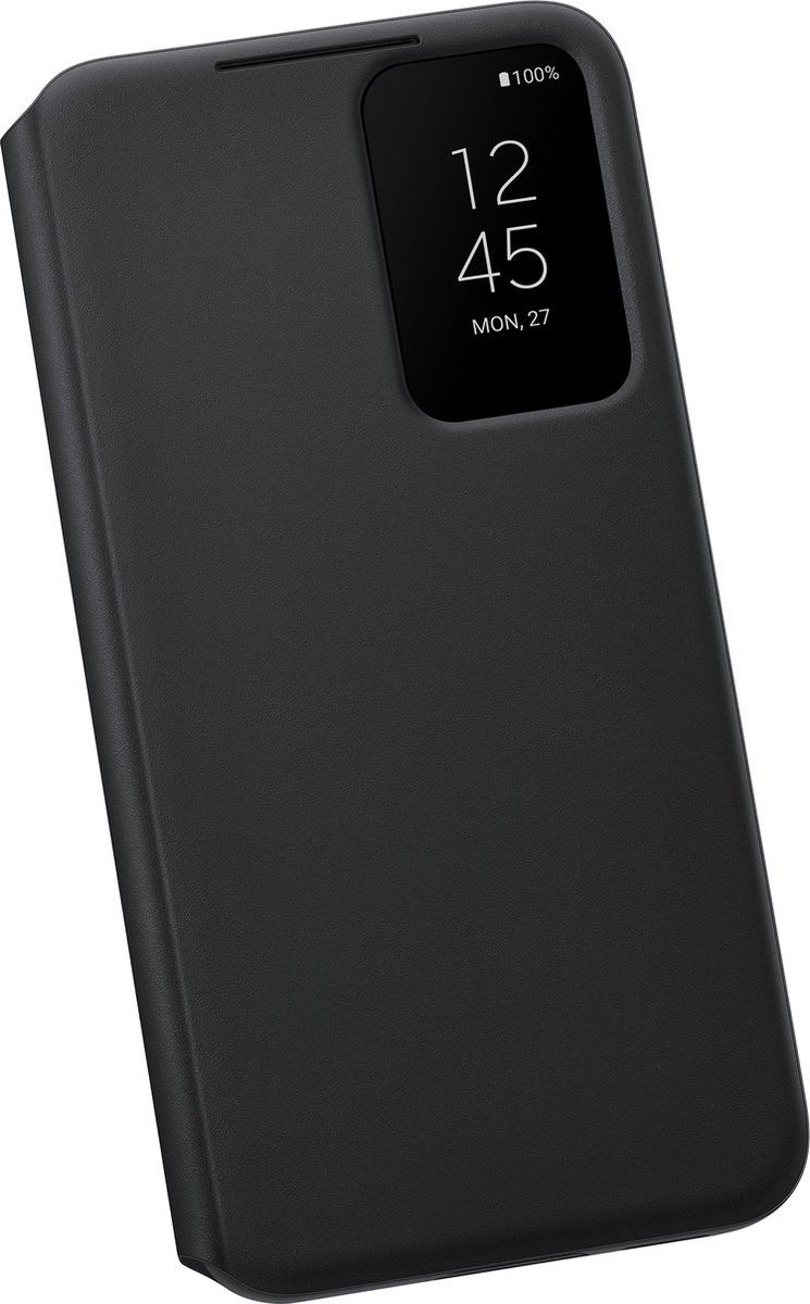 Origineel Samsung Galaxy S22 Hoesje Smart Clear View Cover Zwart afbeelding 5