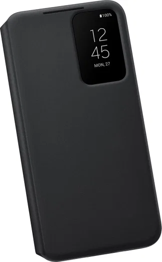 Origineel Samsung Galaxy S22 Hoesje Smart Clear View Cover Zwart afbeelding 5