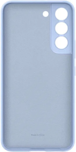 Origineel Samsung Galaxy S22 Hoesje Silicone Cover Blauw afbeelding 4