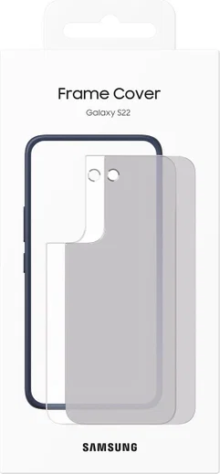 Origineel Samsung Galaxy S22 Hoesje Frame Cover Blauw afbeelding 6