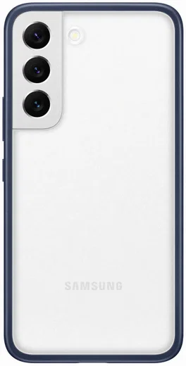 Origineel Samsung Galaxy S22 Hoesje Frame Cover Blauw afbeelding 3