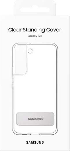 Origineel Samsung Galaxy S22 Hoesje Clear Standing Cover Transparant afbeelding 10
