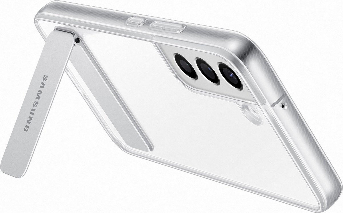 Origineel Samsung Galaxy S22 Hoesje Clear Standing Cover Transparant afbeelding 3