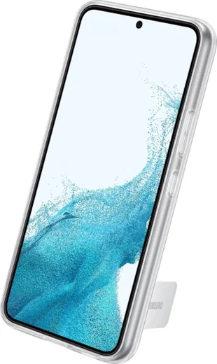 Origineel Samsung Galaxy S22 Hoesje Clear Standing Cover Transparant afbeelding 4