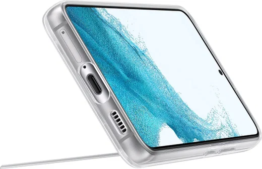Origineel Samsung Galaxy S22 Hoesje Clear Standing Cover Transparant afbeelding 5