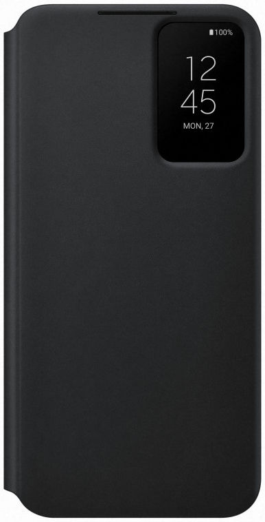 Origineel Samsung S22 Plus Hoesje Smart Clear View Cover Zwart afbeelding 1