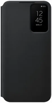 Origineel Samsung S22 Plus Hoesje Smart Clear View Cover Zwart