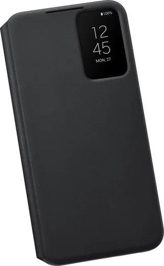 Origineel Samsung S22 Plus Hoesje Smart Clear View Cover Zwart afbeelding 5
