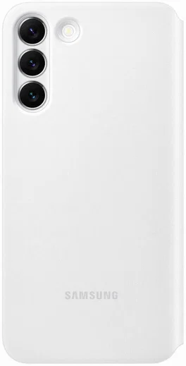Origineel Samsung S22 Plus Hoesje Smart Clear View Cover Wit afbeelding 5