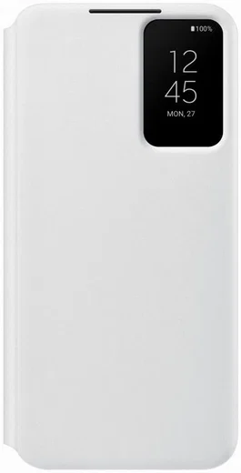 Origineel Samsung S22 Plus Hoesje Smart Clear View Cover Wit afbeelding 1