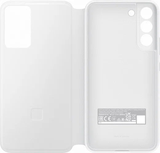 Origineel Samsung S22 Plus Hoesje Smart Clear View Cover Wit afbeelding 4