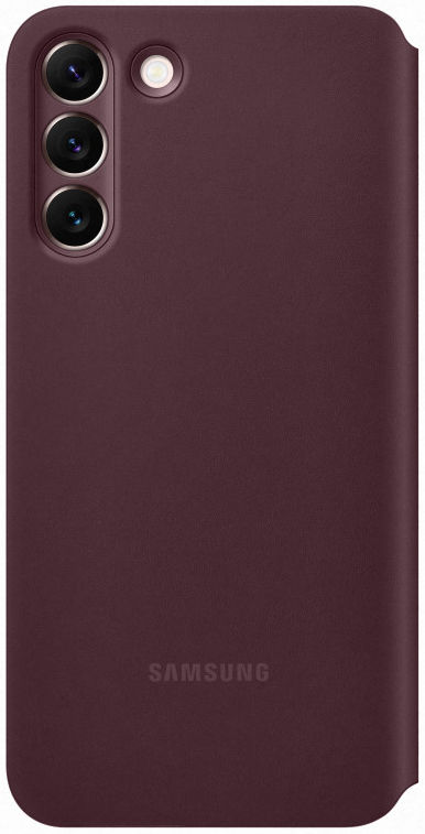 Origineel Samsung S22 Plus Hoesje Smart Clear View Cover Burgundy afbeelding 5