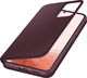 Origineel Samsung S22 Plus Hoesje Smart Clear View Cover Burgundy afbeelding 2